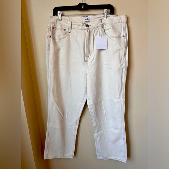 Pistola Cassie Super High Rise Straight Crop in Adobo Size 31 - Picture 8 of 14